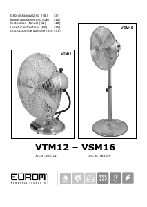 Manual Eurom VSM16 Fan
