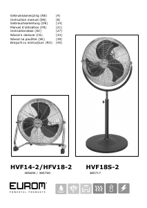 Návod Eurom HVF18S-2 Ventilátor