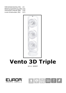 Handleiding Eurom Vento 3D Triple Ventilator