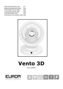 Manual Eurom Vento 3D Fan