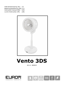 Manual Eurom Vento 3DS Fan