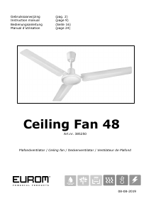 Manual Eurom 48 Ceiling Fan
