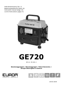 Bedienungsanleitung Eurom GE720 Generator