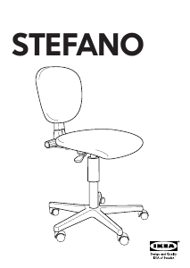 Használati útmutató IKEA STEFANO Irodai szék