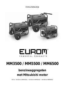Handleiding Eurom MM5500 Generator