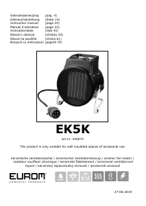 Manual Eurom EK5K Heater