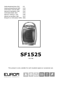 Bedienungsanleitung Eurom SF1525 Heizgerät