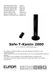 Bruksanvisning Eurom Safe-T-Kamin 2000 Värmefläkt