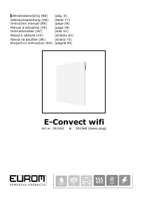 Návod Eurom E-Convect WiFi Ohrievač