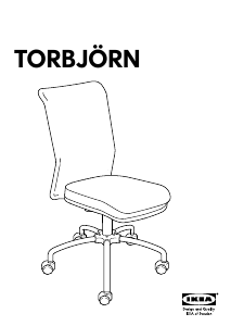 Посібник IKEA TORBJORN Офісний стілець