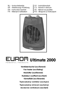 Manuál Eurom Ultimate 2000 Topení