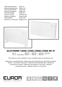 Manual Eurom Alutherm 2000 WiFi Heater