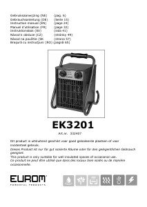 Manual Eurom EK3201 Heater