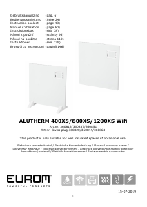 Manual Eurom Alutherm 1200XS WiFi Heater