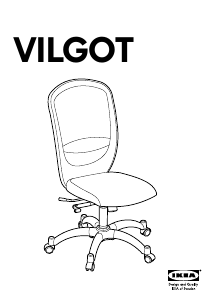 Manual IKEA VILGOT Scaun de birou