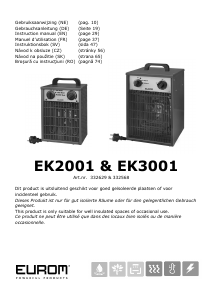 Mode d’emploi Eurom EK2001 Chauffage