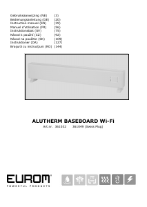 Brugsanvisning Eurom Alutherm Baseboard WiFi Varmeblæser