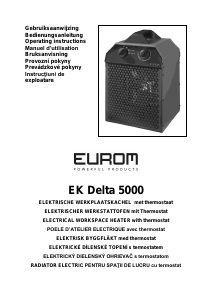 Bruksanvisning Eurom EK Delta 5000 Värmefläkt