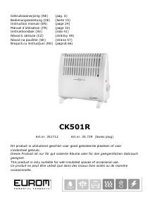 Handleiding Eurom CK501R Kachel