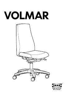 Mode d’emploi IKEA VOLMAR Chaise de bureau