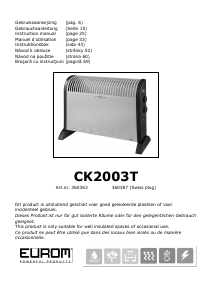 Handleiding Eurom CK2003T Kachel