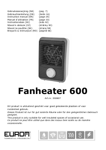 Manuál Eurom Fanheater 600 Topení