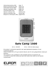 Handleiding Eurom Safe Camp 1500 Kachel