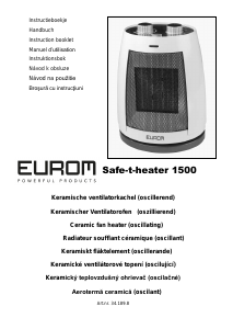 Bruksanvisning Eurom Safe-T-Heater 1500 Värmefläkt