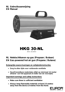 Manual Eurom HKG-30 Heater