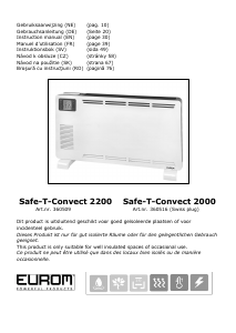 Bedienungsanleitung Eurom Safe-T-Convect 2200 Heizgerät