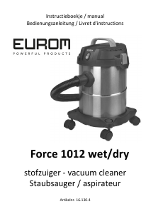 Manual Eurom Force 1012 Vacuum Cleaner