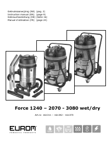 Bedienungsanleitung Eurom Force 2070 Staubsauger