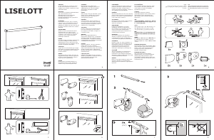 Посібник IKEA LISELOTT Рулонна штора