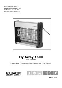 Mode d’emploi Eurom Fly Away 1600 Répulsif de animaux