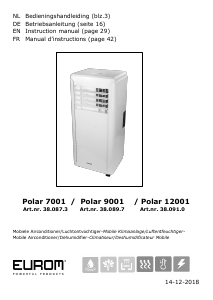 Mode d’emploi Eurom Polar 7001 Climatiseur