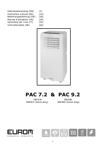 Manuale Eurom PAC 9.2 Condizionatore d’aria