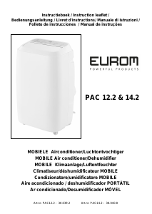 Manual Eurom PAC 14.2 Air Conditioner