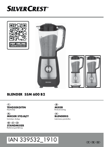 Instrukcja SilverCrest IAN 339532 Blender