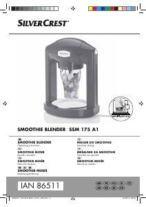 Manual SilverCrest IAN 86511 Blender