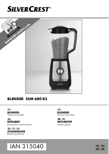 Priručnik SilverCrest IAN 315040 Blender