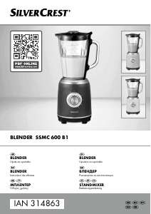 Priručnik SilverCrest IAN 314863 Blender