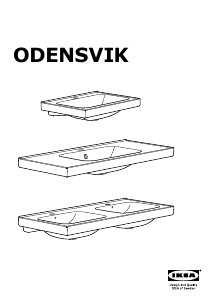 overzee opvolger diepgaand Handleiding IKEA ODENSVIK Wastafel