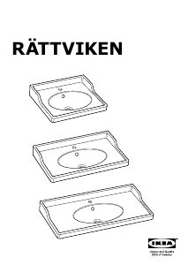 Használati útmutató IKEA RATTVIKEN Mosogató