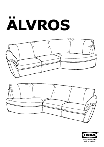 Návod IKEA ALVROS Pohovka