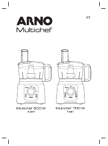 Manual de uso Arno DO1655B1 Multichef Robot de cocina