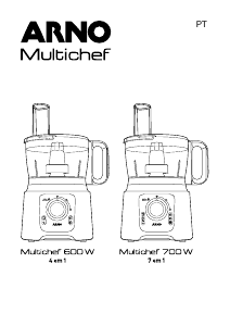 Manual de uso Arno DO1658B1 Multichef Robot de cocina