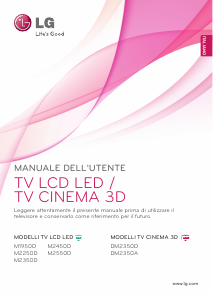 Manuale LG M2250D-PR Monitor LED