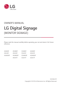 Manual LG 55UH5F-B LED Monitor