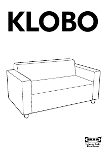 Bruksanvisning IKEA KLOBO Sofa