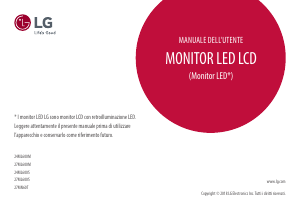Manuale LG 24ML600S-W Monitor LED